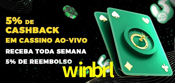 Promoções do cassino ao Vivo winbrl